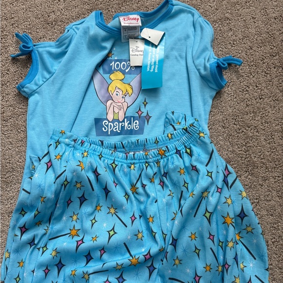 Vintage Disney tinkerbell pj set - Picture 1 of 3